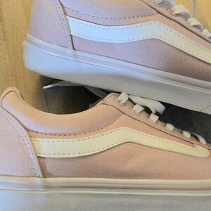 Vans light pink canvas W 9.5